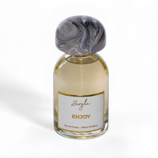 Boccetta elegante del profumo Zavyla, fragranza artistica di lusso firmata dal brand romano