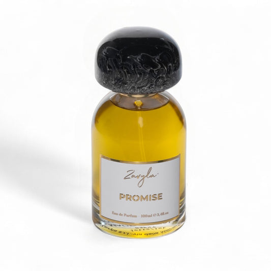 Boccetta elegante del profumo Zavyla, fragranza artistica di lusso firmata dal brand romano