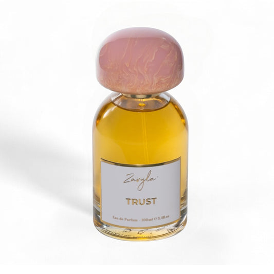 Boccetta elegante del profumo Zavyla, fragranza artistica di lusso firmata dal brand romano